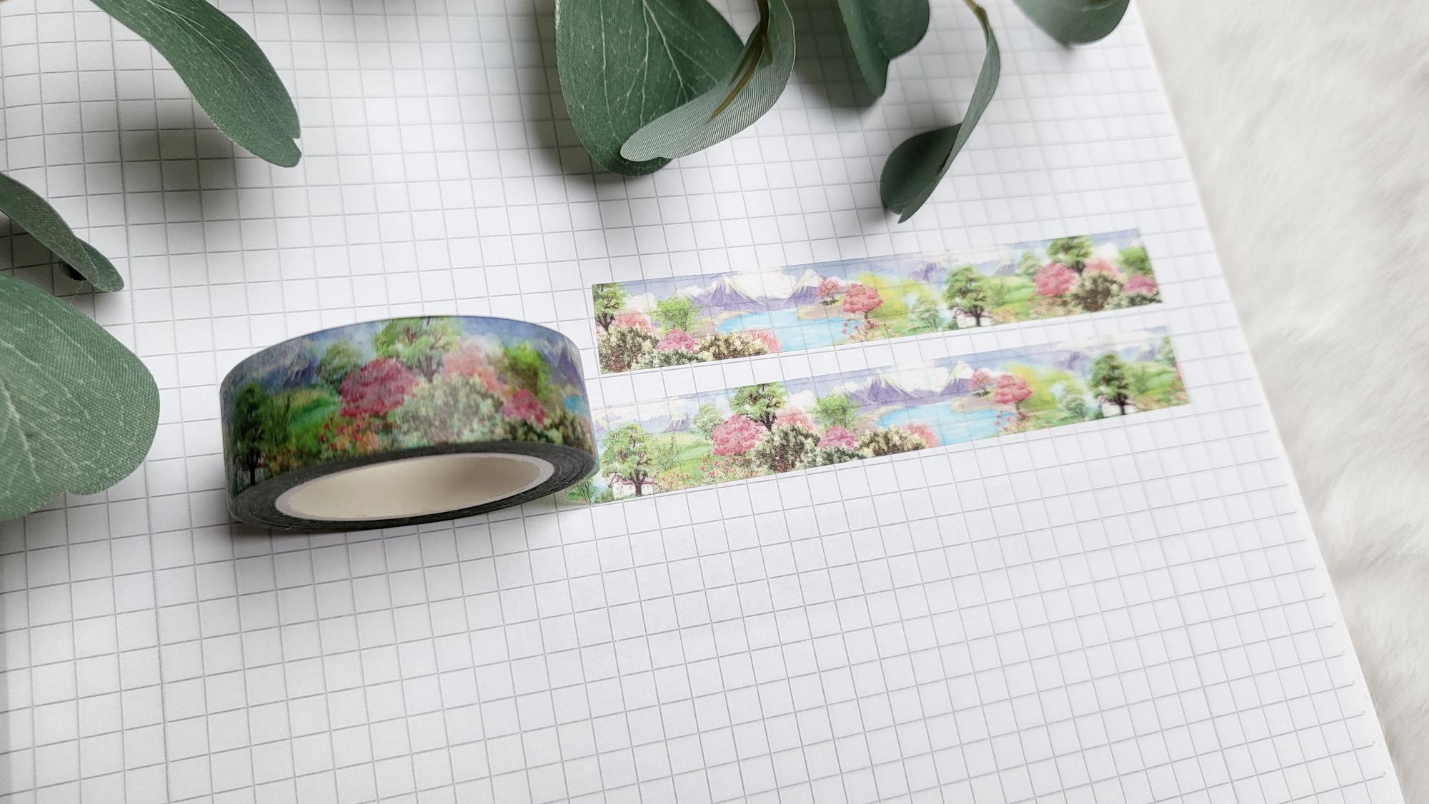 Washi Tape Landschaft